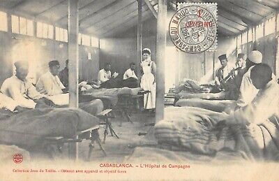 CPA morocco Casablanca hospital campaign
