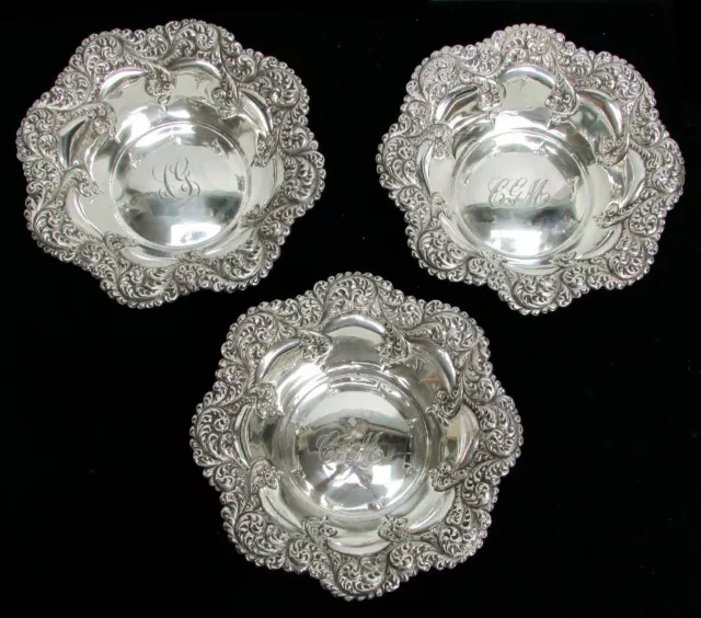 Vintage Gorham Sterling Silver 5 1/2" Fingerbowls Bowls #477M