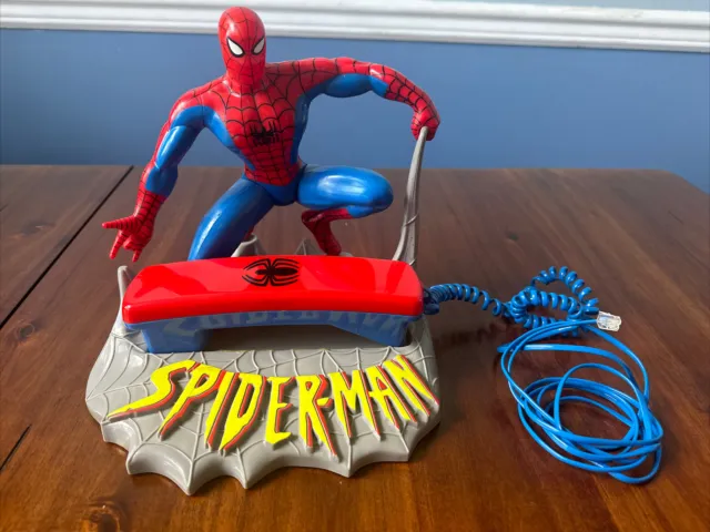 Teléfono Spiderman 1994 RecSound Spider-Man la nueva serie animada teléfono