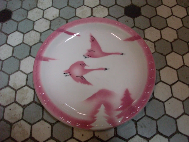 Syracuse Restaurant China Traveler Milwaukee Road Railroad Dining Car BreadPlate