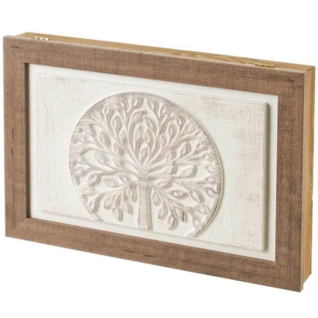 Copertura Decorativa Per Quadro Elettrico – Pannello 35x45 Cm Con Stampa Artistica, Cornice Nera, Effetto Cristallo, Facile Da Montare