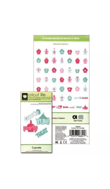 Cricut Cartridge Lite CupCake (Einsatzmodul)