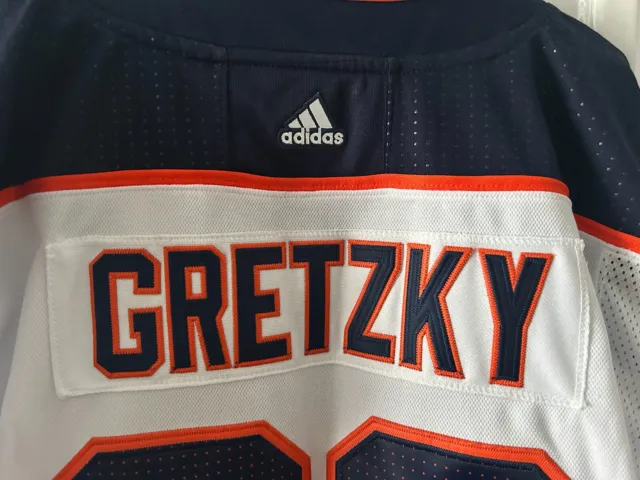 GRETZKY OILERS EDMONTON Jersey adidas Official Size 50 Hockey NHL ADULT JERSEY