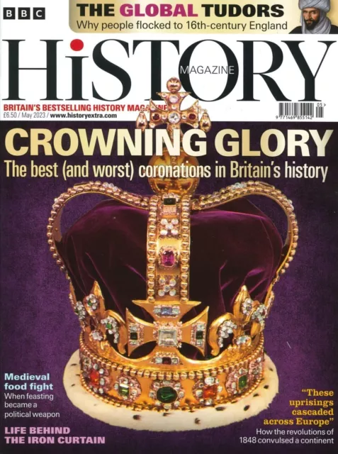 BBC History Magazine, Coronation Crowning, King Charles, Elizabeth II, May 2023