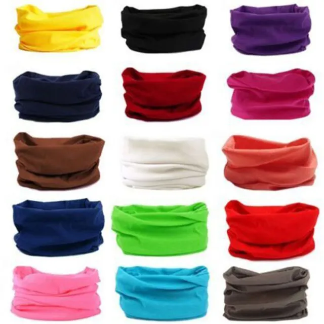 Multi-use Tube Scarf Bandana Head Face Mask Neck Gaiter Snood Headwear Beanie