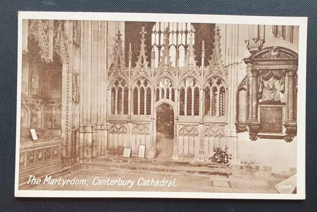Unposted Photo Precision Postcard - The Martyrdom, Canterbury Cathedral (b)