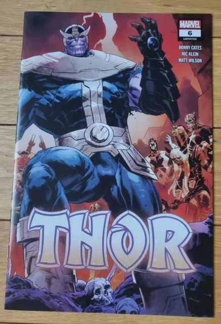 Thor #6 Marvel Comics 2020 2nd Print Klein Wraparound Variant Cates
