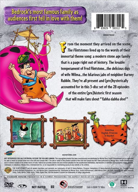 Flintstones, The: The Complete First Season (Rpkgd DVD) (DVD) 2