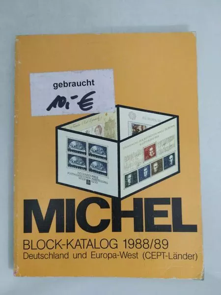 Michel Block-Katalog Deutschland und Europa West (1988-1989, gebrauchte Erhaltun