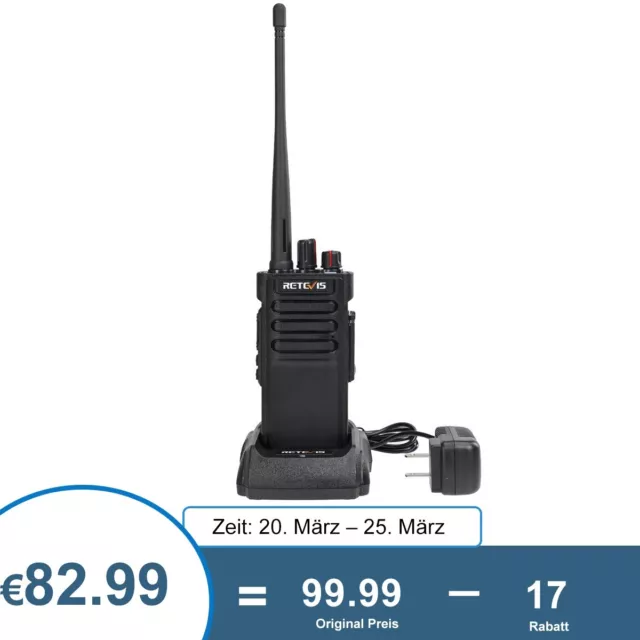 Retevis RT29D impermeabile IP67 3200 mAh walkie-talkie ad alte prestazioni DMR digitale