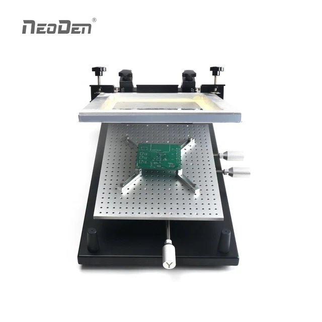 Benchtop Manual Stencil Printer Solder Printer for Framed Stencils NeoDen FP2636