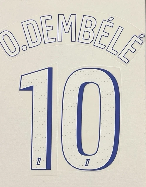 Flocage Dembélé #10 – Maillot Paris Third 2025/2026, Neuf Sans Boîte