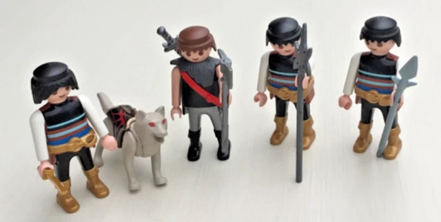 FIGURAS PLAYMOBIL EN ROPA DE NOCHE, PALACIO, EDUARDIANO Adultos y