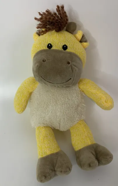 Plush Rattler Stuff Animal Spark Create Imagine baby Toy Yellow