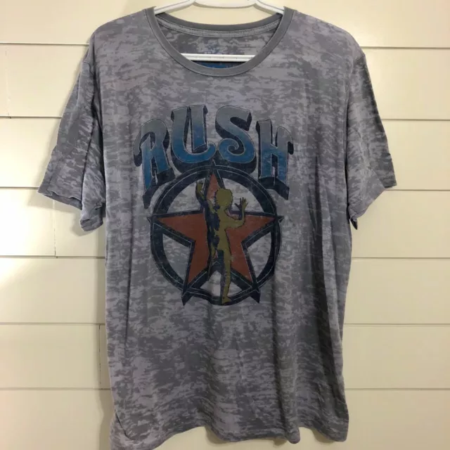 Vintage RUSH 2012 Clockwork Angels Tour Shirt 2012 XL Geddy Lee Neil Peart Band