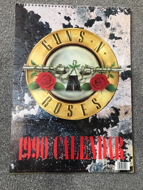 文房具・事務用品 Guns N' Roses 1990 カレンダー