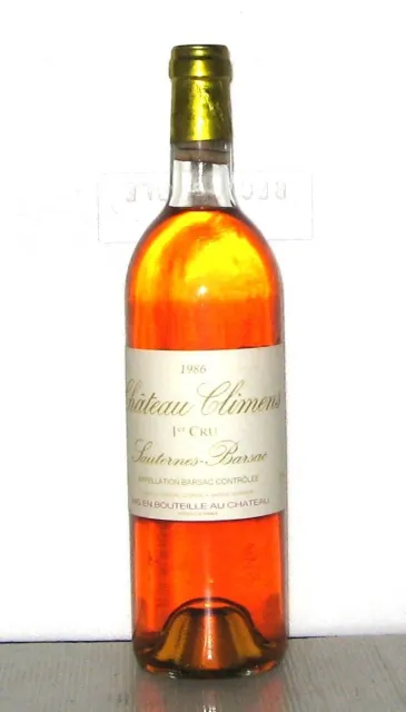 Château Climens 1986 - 1° Cru Classé de Sauternes