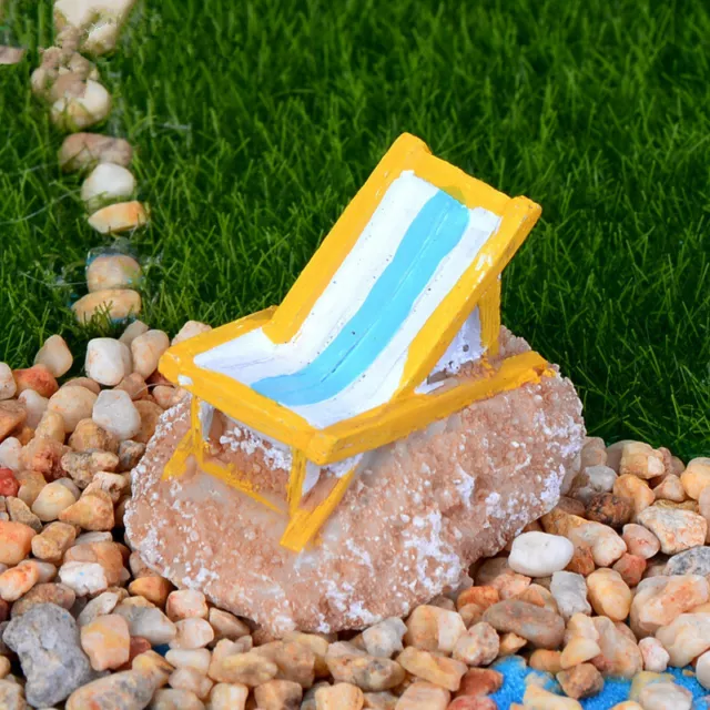 5pcs Beach Chair Decoration Supplies Micro Landscape Deco Creative Handicrafts