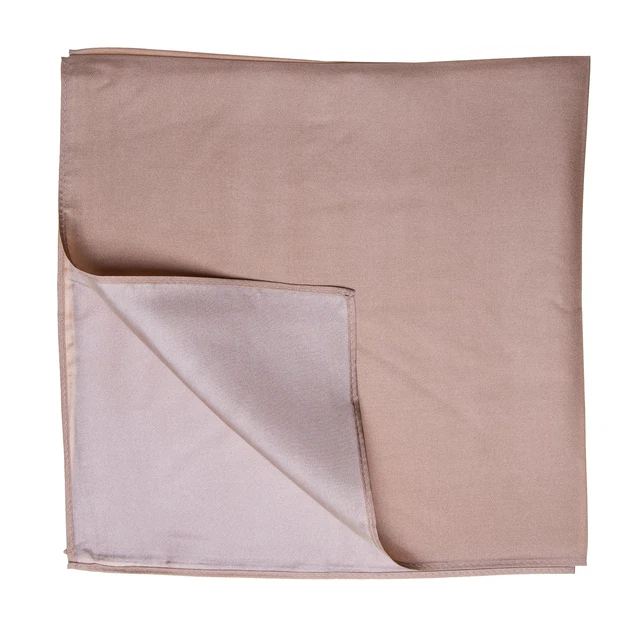Nicki Paño Pañuelo Seda Braun Beige Twillseide 53x53cm