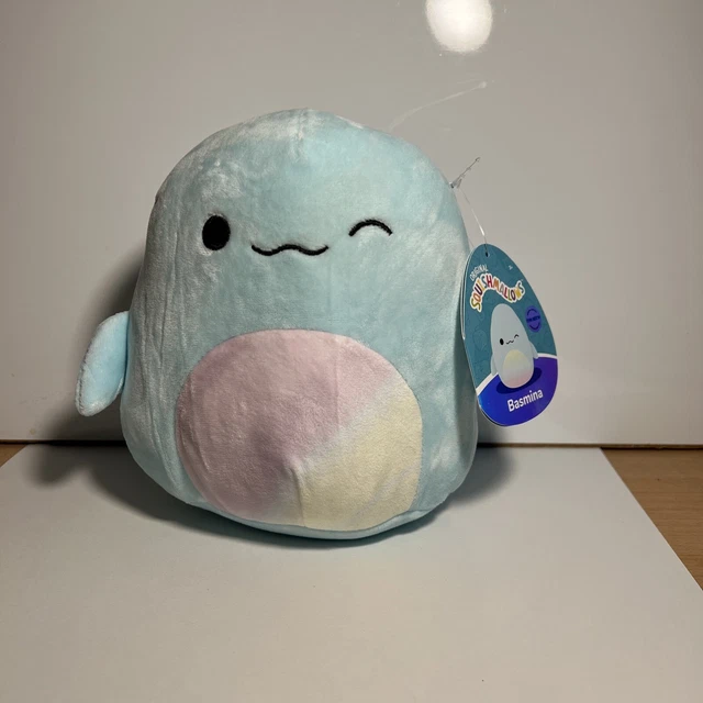 NEW! SQUISHMALLOWS BASMINA the Beluga Whale Plush Toy, 7.5" Tall, Five