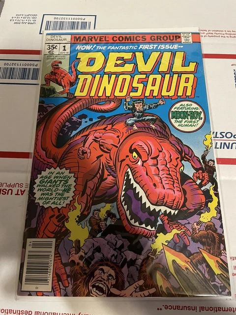 Devil Dinosaur 1 Marvel Comics 1978 1st Moon Boy & Devil Dinosaur Jack Kirby