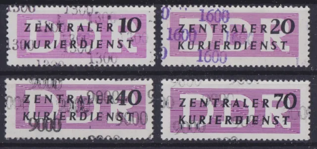 Briefmarken DDR Dienst ZKD (III)  Mi Nr. 10-13 **