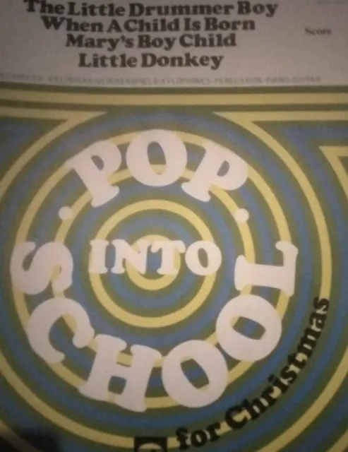 Pop Into School  For Christmas By Michael Burnett, Score For Orchestra. Chappell