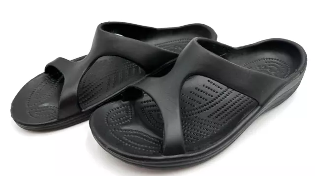 HTF! Women's DAWGS Rubber Slip On Sandals Black Size 9/10 - WORN ONE TIME! HTF! Women's DAWGS Rubber Slip On Sandals Black Size 9/10 - WORN ONE TIME!