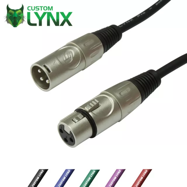 Powered Active Speaker Cable. XLR to XLR Balanced Lead. Male to Female 3 PIN PRO