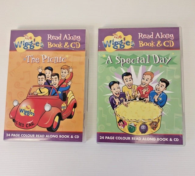 THE WIGGLES READ Along Book & CD Bundle of 2 - THE PICNIC & A SPECIAL ...