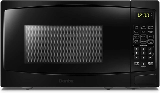 Danby DBMW0720BBB 700 Watts 0.7 Cu.Ft. Countertop Microwave with Push Black
