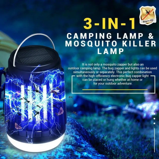 Moskito Killer Insektenvernichter USB Elektrisch UV LED Lampe Mückenfalle Licht