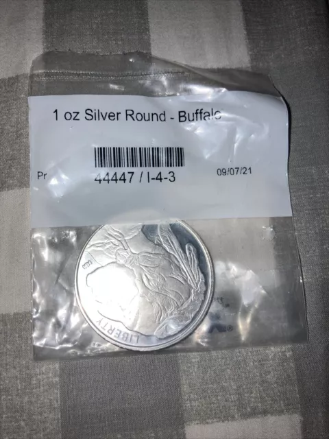 Apmex 1 Oz Silver Buffalo Round .999 Fine