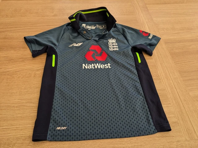 2018 2019 ENGLAND ODI Cricket Shirt New Balance Age 9 10 years One Day 13.99 PicClick UK