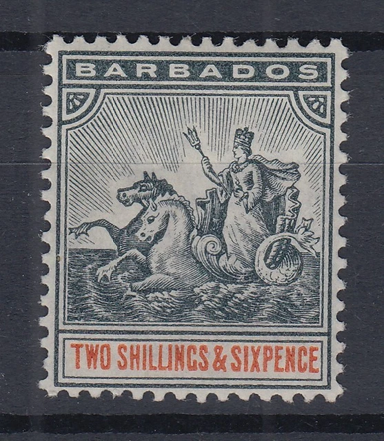 Barbados 1892 kleines Kolonialsiegel Mi.-Nr. 51 sauber ungebraucht