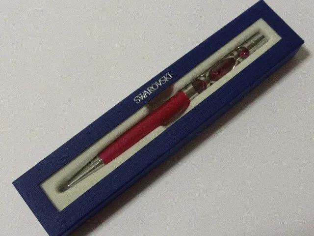 Swarovski Crystal Deluxe Pen  Fushia Pink New In Box # 5064383