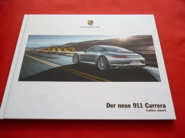 PORSCHE 991 911 Carrera Coupe S Cabriolet S Hardcover Prospekt Brochure von 2015