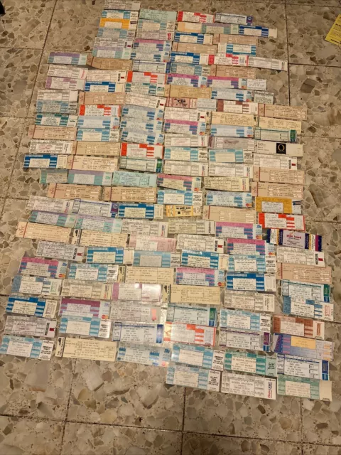 144 Classic Rock Concert Ticket Stub Lot Collection - Country   pop mixed