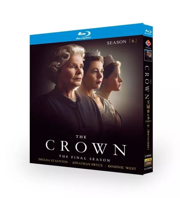 The Crown Season 6 Blu-ray TV Series 2 Disc All Region free English Boxed