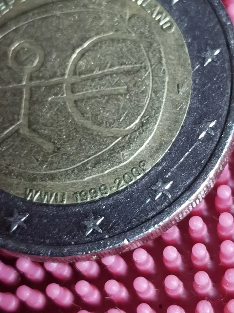 1 Euro Münze Slovensko 2009 Fehlprägung Erkennen 2 EURO MÜNZE WWU 1999-2009 A Strichmännchen Fehlprägung EUR 5.000,00