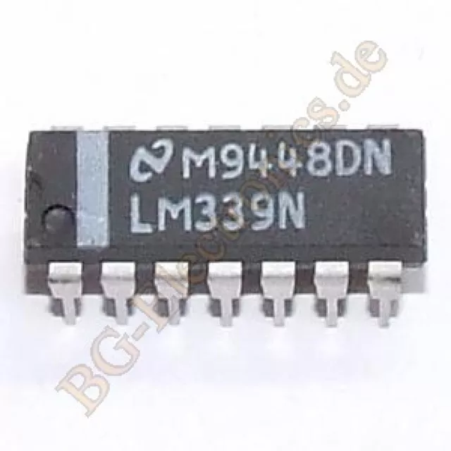 1 x LM339N Low Power Low Offset Voltage Quad Comparator NS DIP-14 1pcs