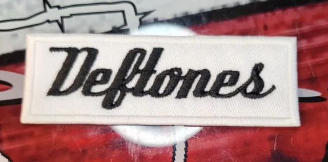 EMBROIDERED DEFTONES ALTERNATIVE BAND PATCH (Please Read Ad)