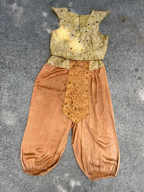 Vintage 1930s 1940s Costume, Theatre, Genie, Sequins, Silk 30s 40s Deco Vtg