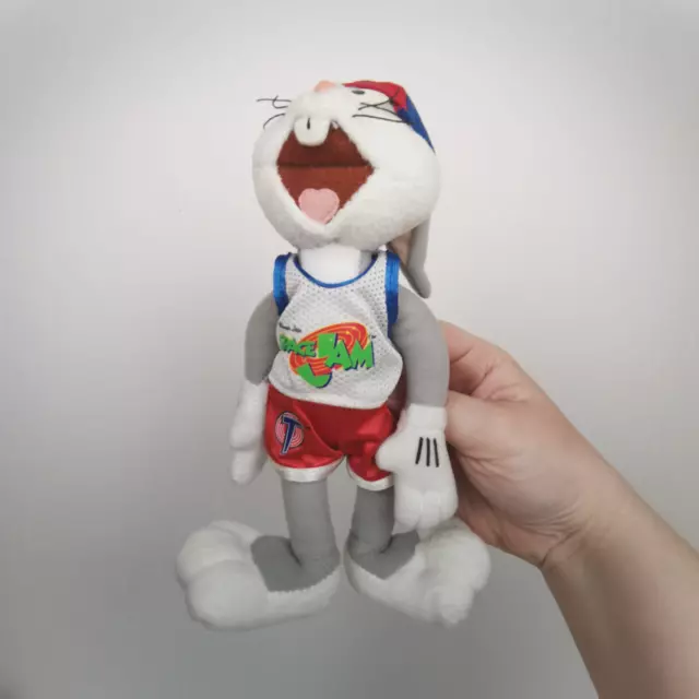 Vintage 1996 Bugs Bunny Space Jam Looney Tunes Kuscheltier Plüschtier Stofftier