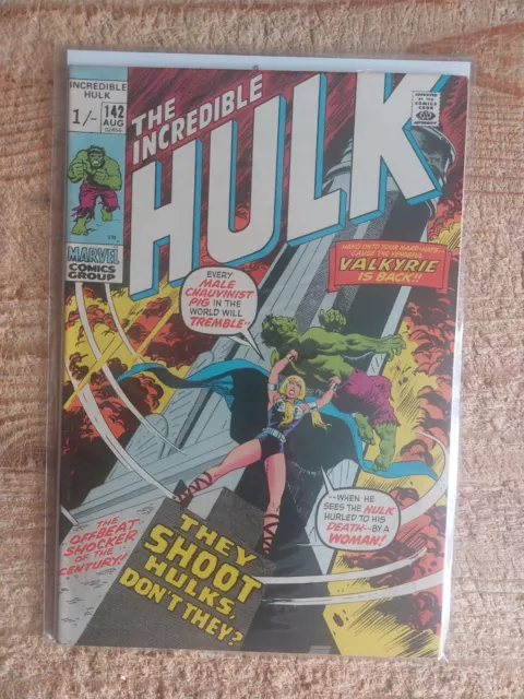 Incredible Hulk #142, 1971, 1st app  (Samantha Parrington) VF