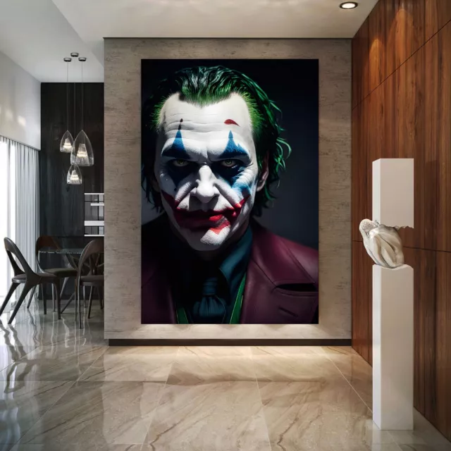 Wandbild Joker Batman , Modern Kunst  Acrylglas Leinwand Poster Bilder Deco