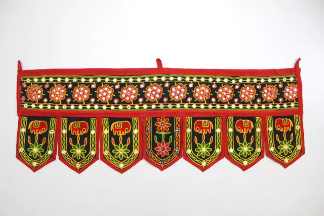 Door Valance Toran Indian Art Pelmet Wall Hanging Embroidered Home D�cor Ai