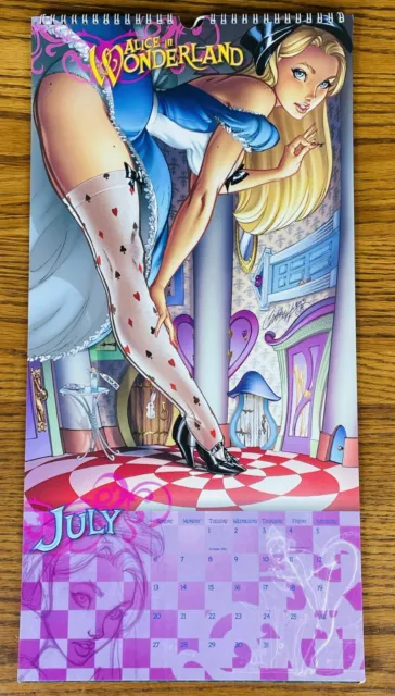 J Scott Campbell 2014 Gft Fantasies 12-Month Calendar Complete