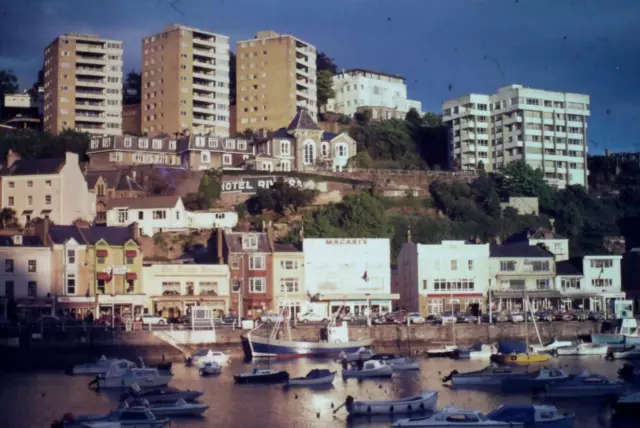 35mm Colour Slide-   Torquay Waterfront   England 1970's