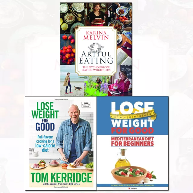 Mediterranean Diet, Artful Eating 3 Books Collection Set Lose Weight for Good